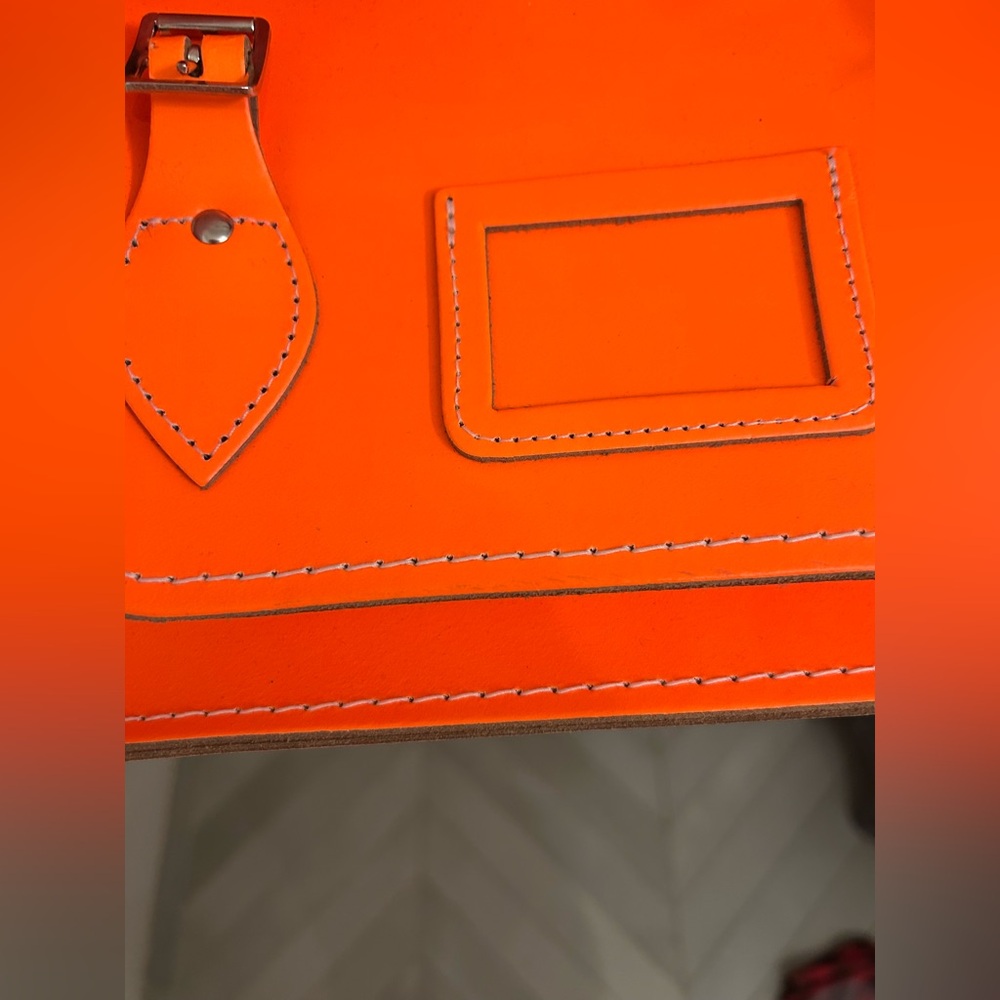 Neon Orange Satchel - Picture 6 of 6